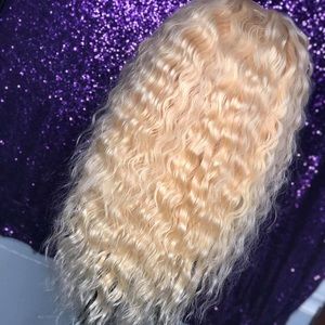 Blonde lace frontal wig